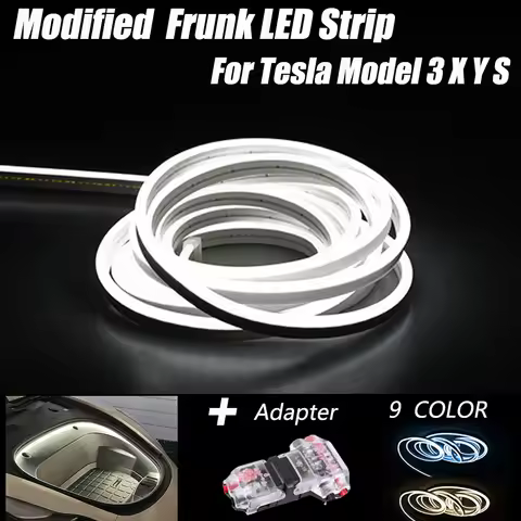 5M Frunk Brighten LED Strip Modified Lighting For Tesla Model 3 Y S X Car Front Trunk Light LED Tube