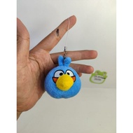 Angry bird angrybird blue mini keychain doll