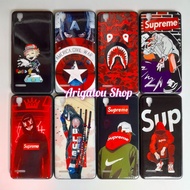 Oppo A35 F1 Case Fuze Character Superhero Image Boy Shark Army Fire Motorcycle Racer Branded Brand F