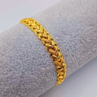 916 Gold Hollow Bracelet