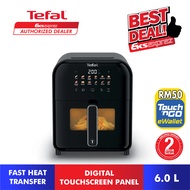 [TnG RM50] Tefal Easy Fry Window Air Fryer Digital 6L-  Black (EY8218)