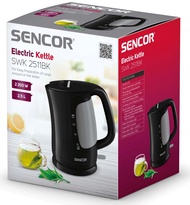 SENCOR ELECTRIC KETTLE / SWK 2511BK  / BIG SIZE / VOLUME 2.5 LITRE / DOUBLE SIDE WATER LEVEL MARK / 