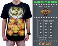 เสื้อยืดเรืองเเสง GW Cotton 100% เรืองแสง Rock eagle แบรนด์แท้ รับประกันคุณภาพ สินค้าส่งออก"