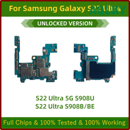 AQLKY ได้รับการทดสอบอย่างสมบูรณ์ปลดล็อคสำหรับ Samsung Galaxy S22 S908มาก5G เมนบอร์ด S908U Mainbaord