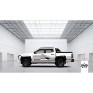 Mitsubishi Triton BFGoodrich Tires car pattern stamp - Mitsubishi car pattern stamp, sports car stic