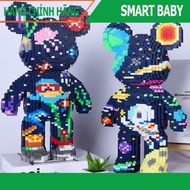 Lego Bearbrick Jigsaw Puzzle Toys Synthetic Bearbrick Puzzle Models Size 45-55cm