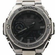 卡西歐 G-SHOCK G-STEEL GST-B500 系列 GST-B500D-1A1JF 黑色銀色樹脂不銹鋼男士手錶