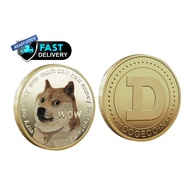 Dogecoin Commemorative Coin Gold Plated