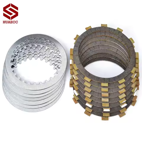Clutch Friction Disc Plate Kit for Yamaha TT600R TT600N TT600W TT600K TT600E TT600RE XT500Z XT500E X