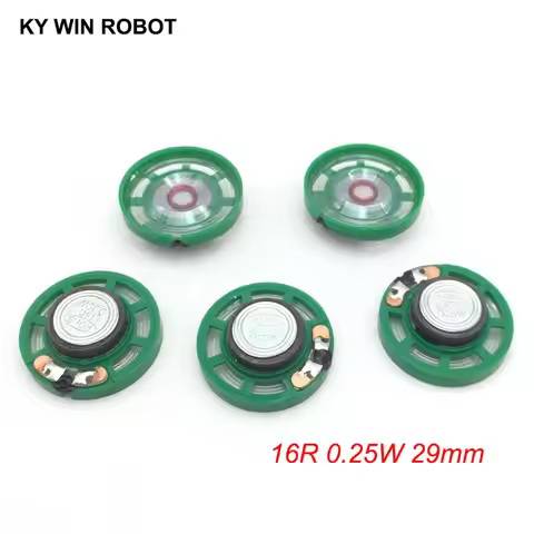 5pcs/lot New Ultra-thin Mini speaker 16 ohms 0.25 watt 0.25W 16R speaker Diameter 29MM 2.9CM thickne