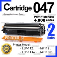 2x Compatible to Cano* Cartridge CRG 047 049 047H imageClass LBP112 LBP113w i-SENSYS MF112 MF113W MF