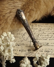 老雜貨 古董復古Antique 骨董浮雕雕花封蠟印章 比利時 W176