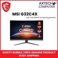 MSI G32C4X 31.5" FHD Curved Gaming Monitor (HDMI, DisplayPort, 3Yrs Warranty)