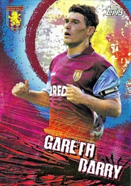 Kartu Bola-Gareth Barry-Aston Villa-Topps Premier Gold 2007