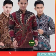 Batik Long Sleeve Shirt Multisize for Men