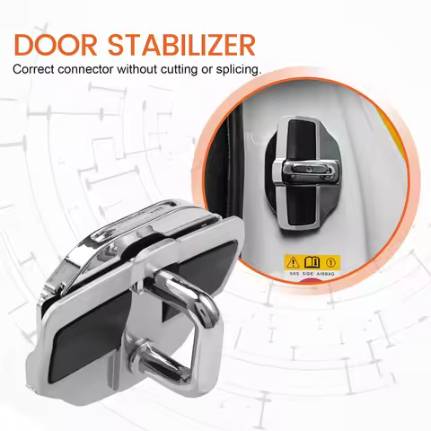 TRD Door Stabilizer Door Lock Protector Latches Stopper Covers For Toyota Land Cruiser Alphard Vellf