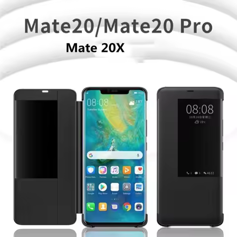 Original Smart View Case For Huawei Mate 20 Pro Mate20 Auto Sleep Wake Up Flip Cover Slim Phone Case