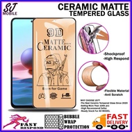 Redmi Poco M5 M7 Plus F3 F4 F5 F7 Ultra C40 C65 C71 C75 C85 Mi11Lite K40 Gaming Ceramic Matte Full S