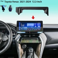 Car Phone Holder For Toyota Venza XU80 2021 2022 2023 2024 12.3" Mobile Phone Support Car Mounts Wir