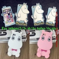 Moomin soft silicone iphone6s casing!For iphone5/5s iPhone6s iPhone6 case iPhone6plus/6s plus casing