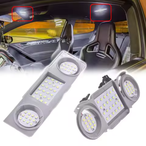White LED Interior Sun Visor Reading Light for VW Beetle Golf 4 5 6 7 Jetta Passat B6 B7 Scirocco Sh