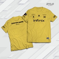 ONIC JERSEY TSHIRT CUSTOMIZED NAME MPL ID S14 FNATIC KAIRI ESPORTS COTTON CREWNECK STREETWEAR