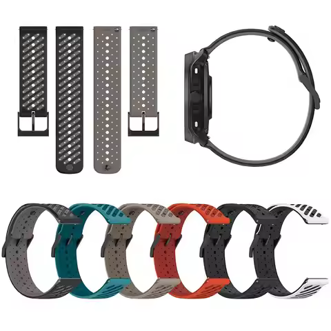 22mm Silicone Strap For Suunto RACE 2/RACE/Vertical Watch Band For Suunto 5/9 Peak Pro Wristband Bra