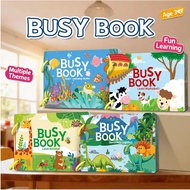 Busy Book for Toddlers 2-6 Years Old Reusable Sticker Matching Quiet Book Preschool Learning Activit