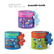 Crocodile Creek Let's Begin Puzzle 2 pc - Kids Puzzle/Game for Learning Fun