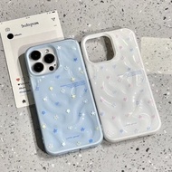 Blue and pink stars suitable for phones 171615Pro 14promax heavenly folds