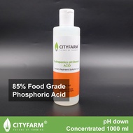 Hydroponics pH Down Acid CONCENTRATED 1000ml (85% Food Grade Phosphoric Acid)