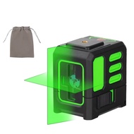 HILDA  2 Lines  Laser  Level 360 Automatic Leveling Level Construction Tool Equipment Green Light Cr