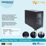IR11520P Indorack Close Rack 20U Depth 1150mm Perforated Rak Server