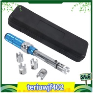 【●TI●】Spoke Torque Wrench 2-10 NM Motorcycle Spoke Wrench Set Steel Torque Wheel Spoke Spanner with 