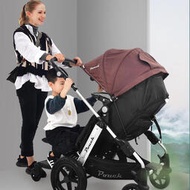 二胎嬰兒手推車配件輔助踏板二寶出行雙輪加座可站可坐