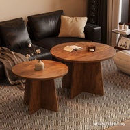 Coffee Table Living Room Household Tea Table 2025 New Style High-End Small Sofa Side Table Small Rou