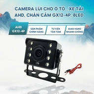 [GENUINE] Truck Reverse Camera, AHD Technology, GX12-4P Plug, 8 LEDs