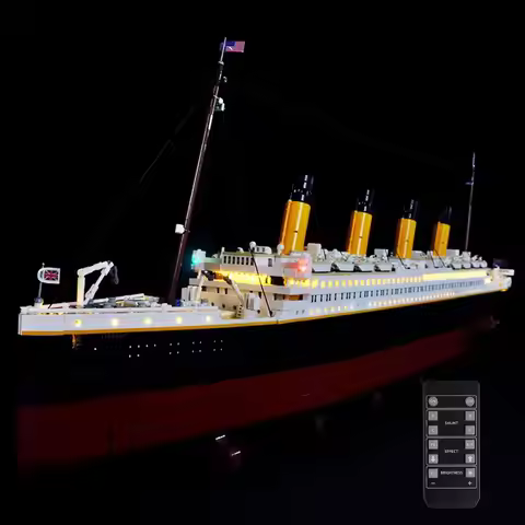 LYBMTWF LED Lighting Kit Compatible with Lego 10294 Titanic Building Blocks(NOT Include The Model Br
