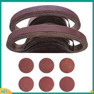 【JL】 Sanding Belt 1 x 30 in 18-Pack 60 80 120 150 240 400 Grit Sander Belts Sandpaper