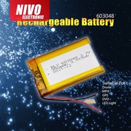 603048  LI-PO LITHIUM RECHARGEABLE BATTERY 3.7V 900mAH ✔LI-PO RECHARGEABLE BATTERY✔