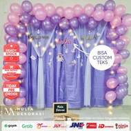 Dekorasi Backdrop Photobooth Aqiqah Khitan Syukuran 4 7 Bulan Ultah