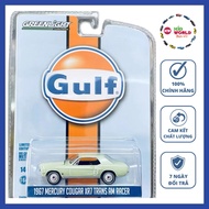 GreenLight Gulf Series 1967 Mercury Cougar XR7 Trans AM Racer 51445 Model Car.