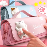 School Supplies Kawaii Stationery School Pencil Cases for Girls Boys Bags Pens Cute Stationery