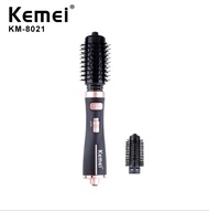 Lược Điện Xoay 360 Độ Uốn Cụp Uốn Xoăn Làm Phồng Chống Bỏng Tóc Đa Năng Kemei Km 8021