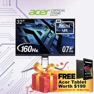 [FREE ACER ICONIA A10 10.1" TABLET] Predator X32 FP 32 Inch UHD 4K miniLED 160Hz Gaming Monitor