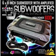 6X8 UNDERSEAT ACTIVE SUBWOOFER