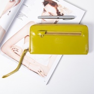 🌷 กระเป๋าเงินใบยาว MUSE หนังแท้ 🌷 ซิปรอบสีทอง งานสวยมากๆ การันตี ใช้งานง่าย The Must งานHandmade กระ