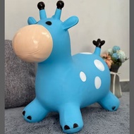 Inflatable Horse Toy Children's Ride-On Giraffe Anti-Vandal Toy Jumping Horse Large Thickened Outdoo