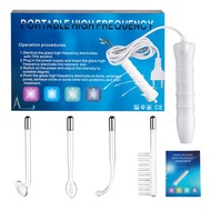 High Frequency Electrotherapy Wand 4 in 1 High Frequency Glass Tube Acne