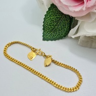 4 Gram Light Gold Betel Leaf Stacked Bracelet